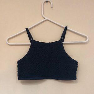 Navy bathing suit top Abercrombie kids